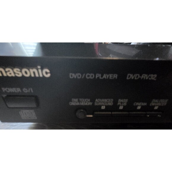 Panasonic DVD-RV32 with Remote and Power Cord, Speed‎ Scan Tested & Working - Picture 3 of 5